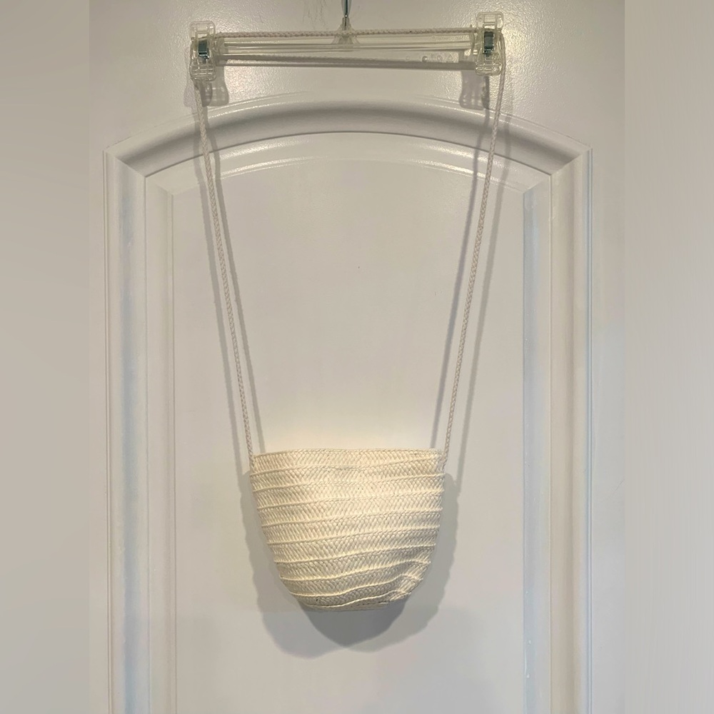 Straw white bag